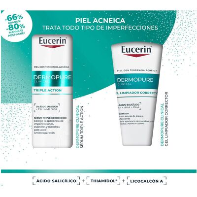 Eucerin Dermopure Clinical Triple Action Estuche 2 pz Eucerin Dermopure Clinical Triple Action Estuche 2 pz