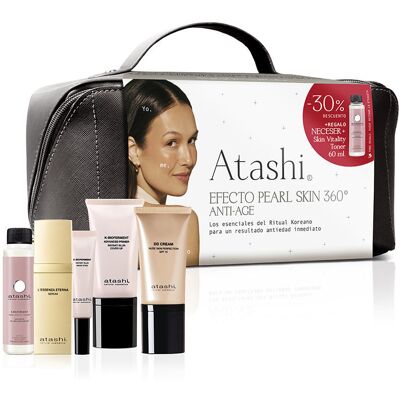 Atashi Neceser Ritual Efecto Pearl Skin 360 Estuche 6 pz Atashi Neceser Ritual Efecto Pearl Skin 360 Estuche 6 pz