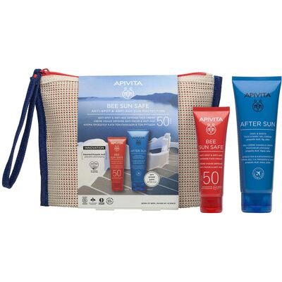 Apivita Bee Sun Safe Crema Antimanchas Y Antiedad SPF50 Estuche 3 pz Apivita Bee Sun Safe Crema Antimanchas Y Antiedad SPF50 Estuche 3 pz
