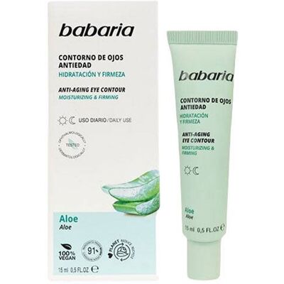 Babaria Aloe Vera contorno ojos 15 ml Babaria Aloe Vera contorno ojos 15 ml