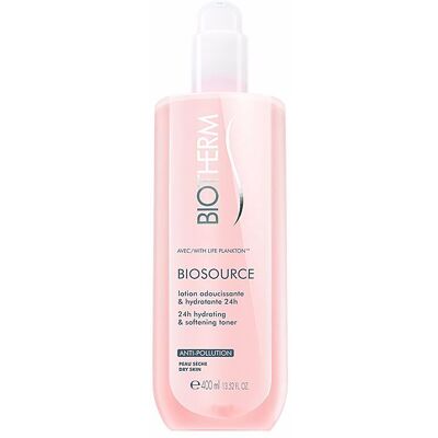 Tónico Hidratante y Suavizante Biosource de Biotherm - Para Piel Seca 400ml Tónico Hidratante y Suavizante Biosource de Biotherm - Para Piel Seca 400ml