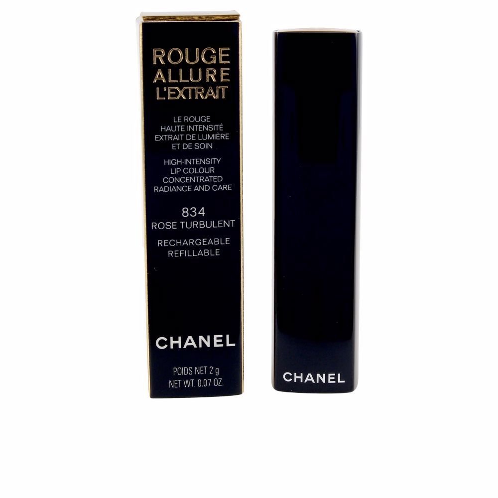 Chanel Rouge Allure L’EXTRAIT lipstick #rose turbulent-834