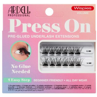 Ardell Press On pre-glued underlash extensions #wispies volume Ardell Press On pre-glued underlash extensions #wispies volume