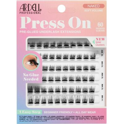 Ardell Press On pre-glued underlash extensions #naked soft volume Ardell Press On pre-glued underlash extensions #naked soft volume