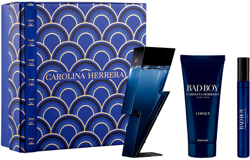 Carolina Herrera Bad Boy Cobalt lote 3 pz