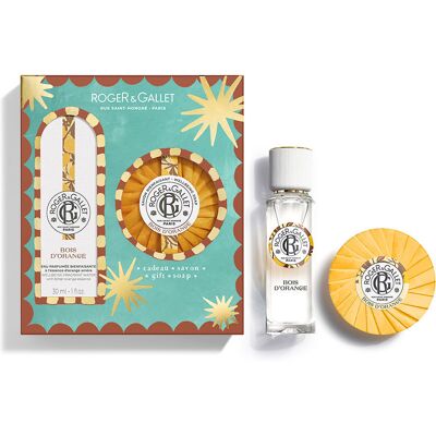 Roger & Gallet Bois D’ORANGE Agua Perfumada Bienestar Estuche 2 pz Roger & Gallet Bois D’ORANGE Agua Perfumada Bienestar Estuche 2 pz