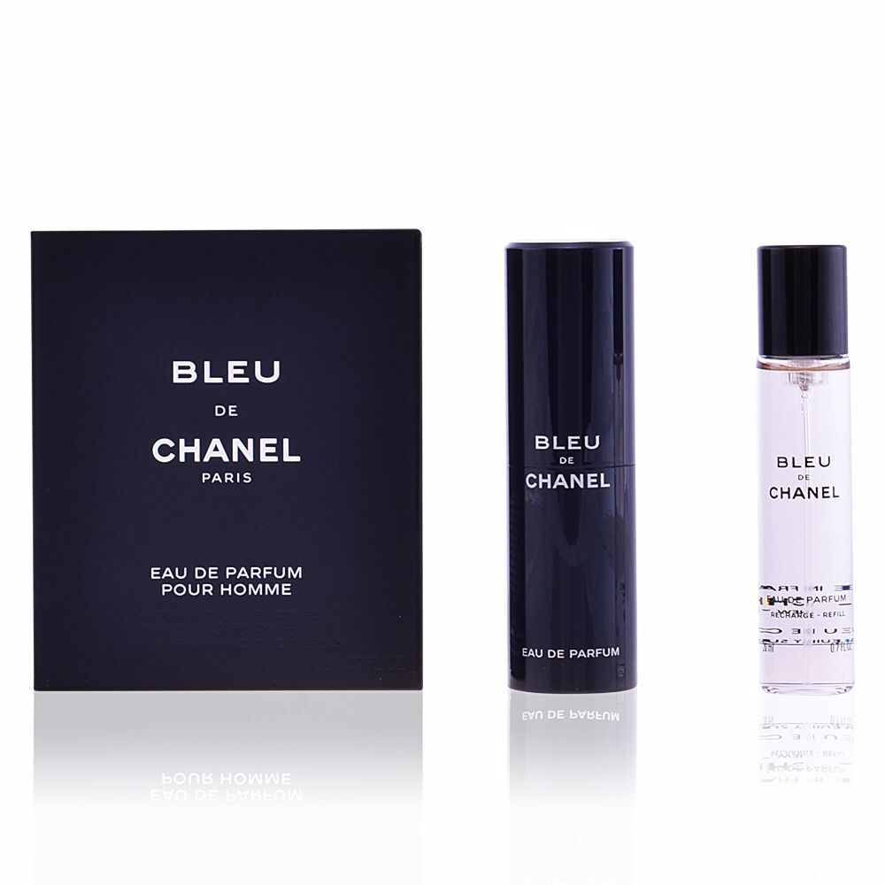 Chanel Bleu eau de parfum vaporizador de viaje recargable 3 x 20 ml