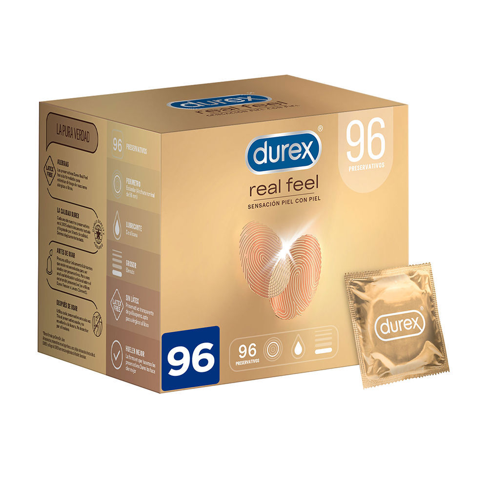 Durex Real Feel piel con piel preservativos 96 uds