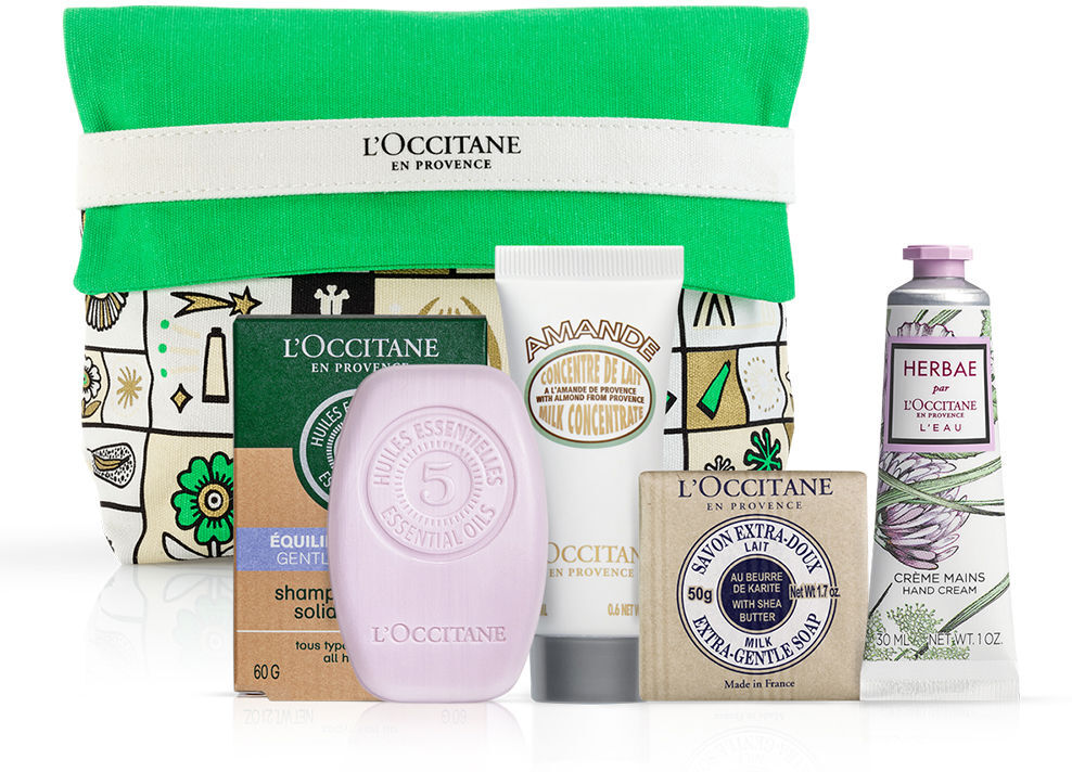 L'Occitane En Provence Neceser Descubrimiento L’OCCITANE lote 4 pz