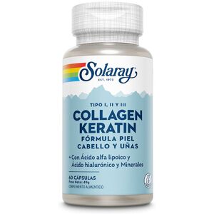 Solaray Collagen Keratin 60 Caps