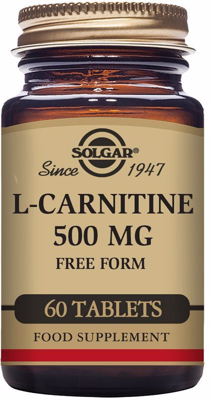 Solgar L-CARNITINA 500 mg 60 comprimidos