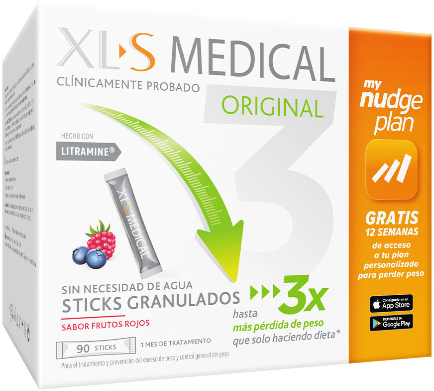 Xls Medical Original captagrasas sticks granulados 90 u