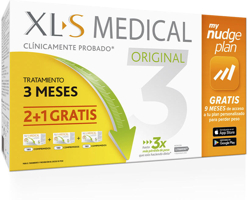 Xls Medical Original Captagrasas lote 540 cápsulas