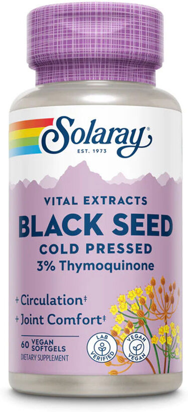 Solaray Black Seed 7% thymoquino vegcaps 60 u