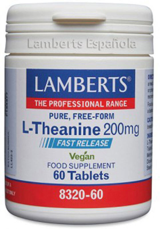 Lamberts L-TEANINA 200mg 60 comprimidos