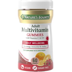 Multivitamin Adulto de Nature's Bounty - B, D3, Vegan Gummies Multivitamin Adulto de Nature's Bounty - B, D3, Vegan Gummies