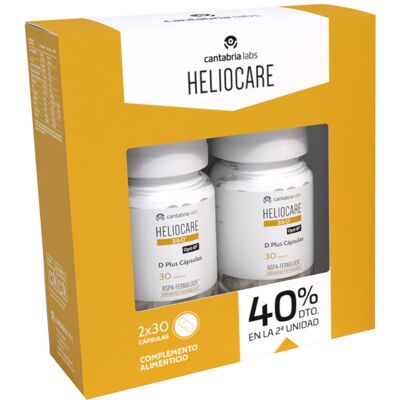 Cantabria Labs Heliocare 360° D Plus oral cápsulas pack 2 x 30 u Cantabria Labs Heliocare 360° D Plus oral cápsulas pack 2 x 30 u