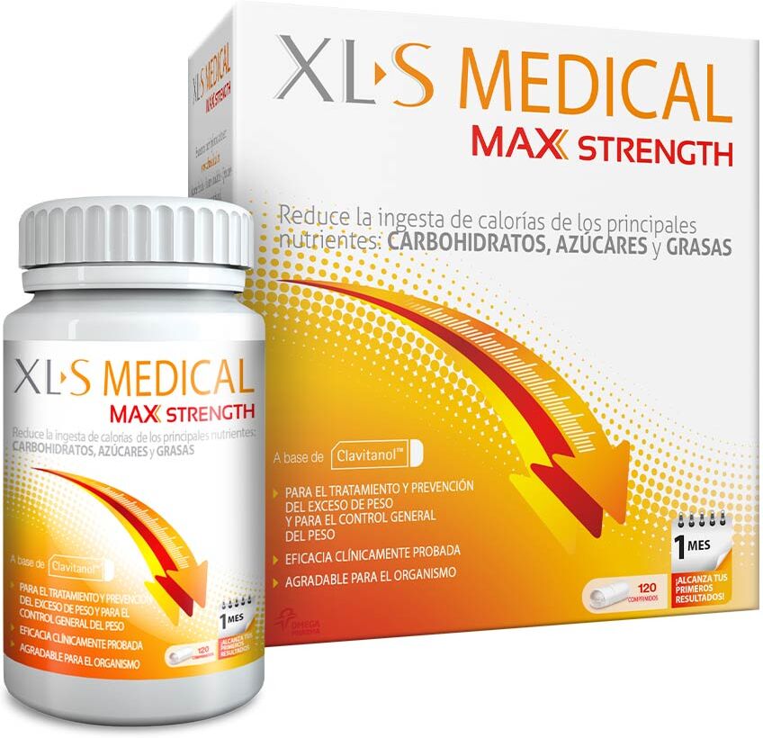 Xls Medical Max Strength bloqueador calorías 120 cápsulas