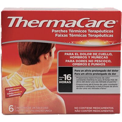 ThermaCare Parchetes Térmicos Cuello, Hombros y Muñecas 6 Unidades - Parche Térmico ThermaCare Parchetes Térmicos Cuello, Hombros y Muñecas 6 Unidades - Parche Térmico