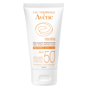 Crema solar Sol Crema Mineral 50+ de Avène 50 ml