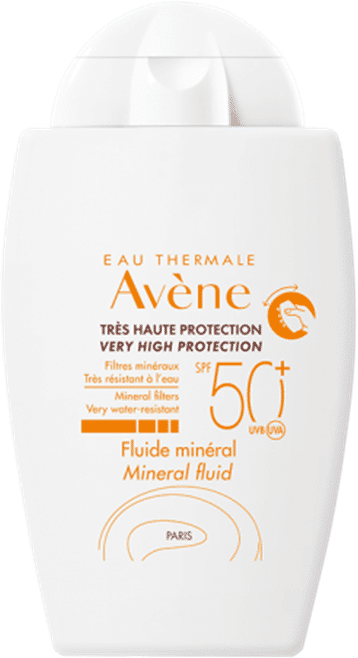 Fluido solar Solar Fluid Mineral Spf50+ de Avène 40 ml