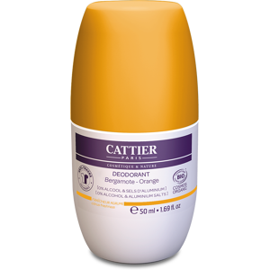 Roll-On desodorante Desodorante Bergamota Y Naranja de Cattier 50 ml