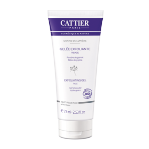 Exfoliante limpiador Gel Exfoliante Facial de Cattier 75 ml.