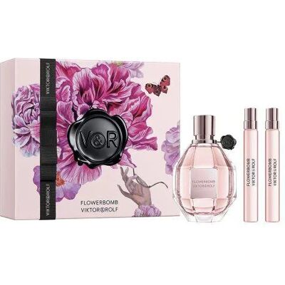 VIKTOR & ROLF Set Flowerbomb Eau de parfum 100 ml + 10 ml + 10 ml VIKTOR & ROLF Set Flowerbomb Eau de parfum 100 ml + 10 ml + 10 ml