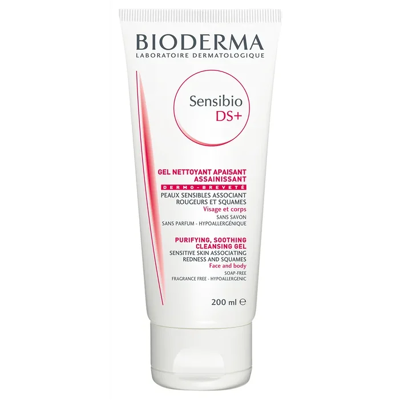 Gel de limpieza Bioderma Sensibio DS+ para dermatitis seborreica - Cuidado para piel sensible Gel de limpieza Bioderma Sensibio DS+ para dermatitis seborreica - Cuidado para piel sensible