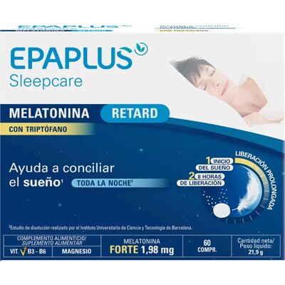 Epaplus Melatonina Sueño Nocturno Triptófano - Suplemento para dormir Epaplus Melatonina Sueño Nocturno Triptófano - Suplemento para dormir