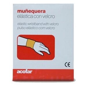 ACOFAR muñequera velcro color gris T-mediana 1ud ACOFAR muñequera velcro color gris T-mediana 1ud