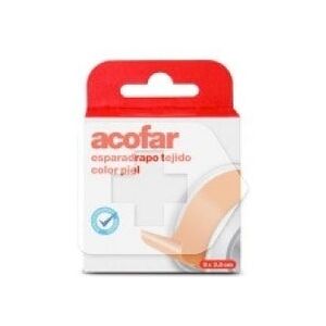 ACOFAR esparadrapo tejido color piel 5x2,5cm 1ud ACOFAR esparadrapo tejido color piel 5x2,5cm 1ud
