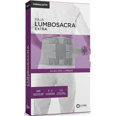 Farmalastic faja sacrolumbar extra gris T-2 1ud Farmalastic faja sacrolumbar extra gris T-2 1ud