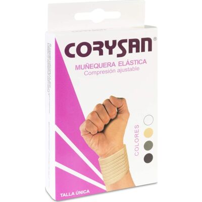 Corysan Muñequera Velcro Gris 1ud Corysan Muñequera Velcro Gris 1ud