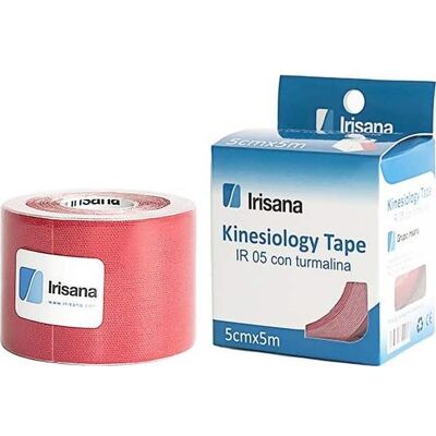 Irisana Vendaje Neuromuscular Elástico Turmalina Rojo 5 cmx5 m Irisana Vendaje Neuromuscular Elástico Turmalina Rojo 5 cmx5 m