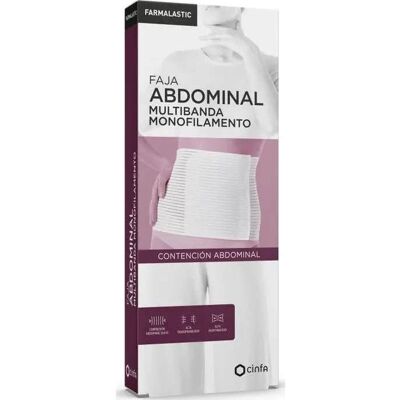 Farmalastic faja lumbar blanca velcro T-3 1 ud Farmalastic faja lumbar blanca velcro T-3 1 ud