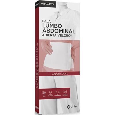 Farmalastic faja lumbar beige velcro T-1 1 ud Farmalastic faja lumbar beige velcro T-1 1 ud