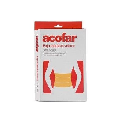 ACOFAR Faja Elastica Velcro 3 Bandas T3 ACOFAR Faja Elastica Velcro 3 Bandas T3