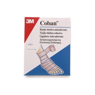 Venda autoadherente 3M Coban - Color piel - 4,5mx7,5cm - Venda Venda autoadherente 3M Coban - Color piel - 4,5mx7,5cm - Venda
