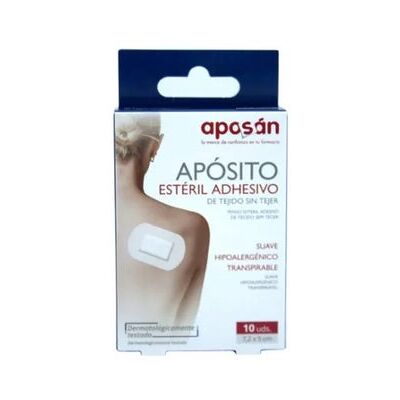 Aposan Vendaje Estéril No Tejido - 7.2x5cm - 10 Unidades Aposan Vendaje Estéril No Tejido - 7.2x5cm - 10 Unidades