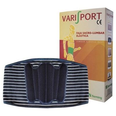 Fleming Faja Varisport Sacrolumbar Velcro Motorista EG +110 cm Negro 1 ud Fleming Faja Varisport Sacrolumbar Velcro Motorista EG +110 cm Negro 1 ud