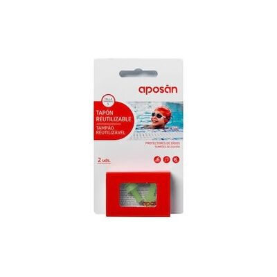 APOSAN Aposán Tapón Infantil Reutilizable Talla S 2 uds APOSAN Aposán Tapón Infantil Reutilizable Talla S 2 uds