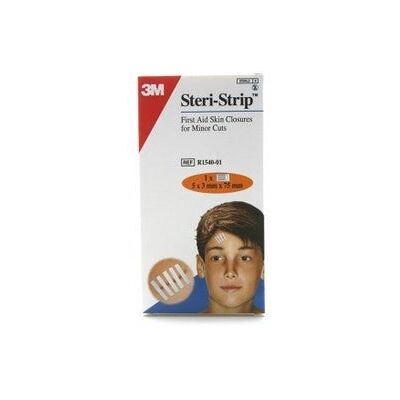 Tiras de Sutura Adhesiva Steri Strip 75mm x 3mm - Cierre de Heridas Tiras de Sutura Adhesiva Steri Strip 75mm x 3mm - Cierre de Heridas