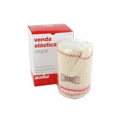 ACOFAR Venda Elástica Crepe 10 cmx10 M ACOFAR Venda Elástica Crepe 10 cmx10 M