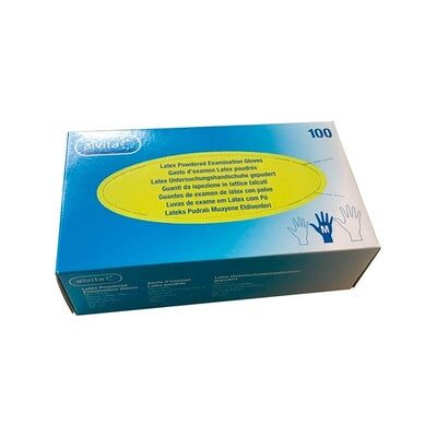 Alvita guantes Látex Polvo M 100 uds Alvita guantes Látex Polvo M 100 uds