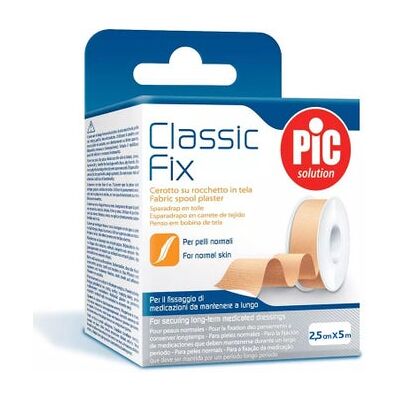 PIC Solution Classic Fix Esparadrapo de Tela 2 5 cmx5m 1 ud PIC Solution Classic Fix Esparadrapo de Tela 2 5 cmx5m 1 ud