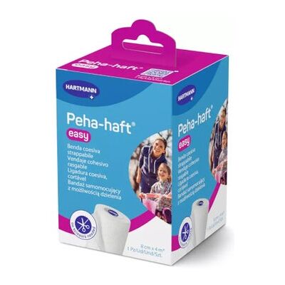 HARTMANN Peha-Haft Easy Venda Cohesiva Elástica 8 cm x 4 m HARTMANN Peha-Haft Easy Venda Cohesiva Elástica 8 cm x 4 m