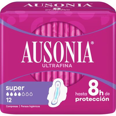 Ausonia Airdry compresas super - protectores femeninos Ausonia Airdry compresas super - protectores femeninos