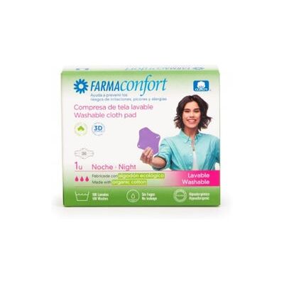 FARMACONFORT Compresa de Tela Lavable Noche 1ud FARMACONFORT Compresa de Tela Lavable Noche 1ud