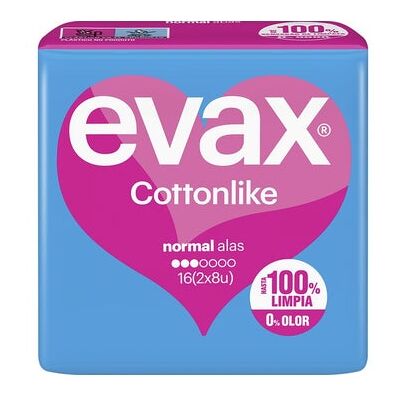 Evax Cottonlike Compresa Alas 16uds Evax Cottonlike Compresa Alas 16uds